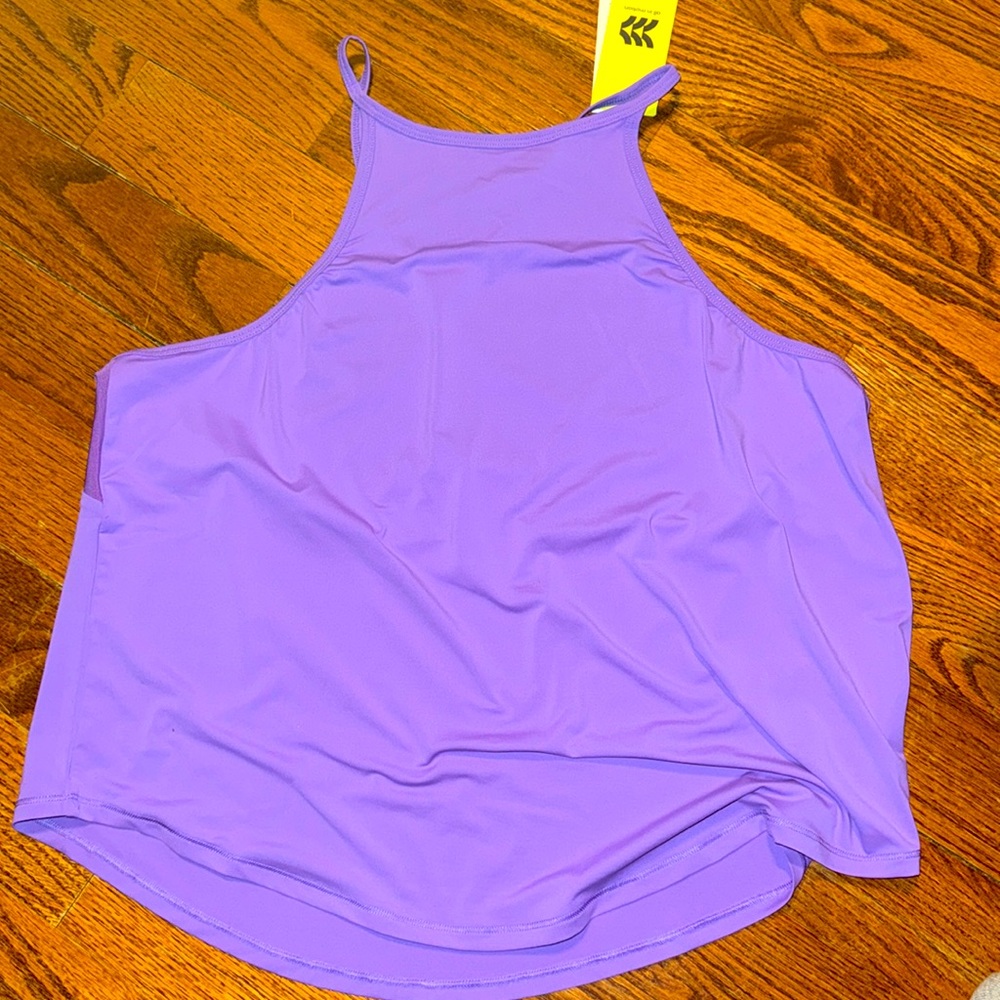 All In Motion Purple or Black Tank Sports Top Women’s Size L